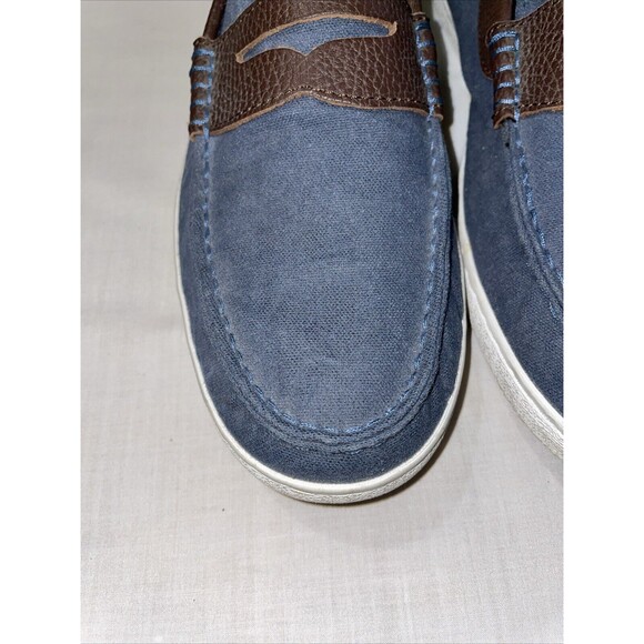 Cole Haan Pinch Men’s Fabric Penny Loafers Size 10 M Blue Brown Boating Walking main image 10